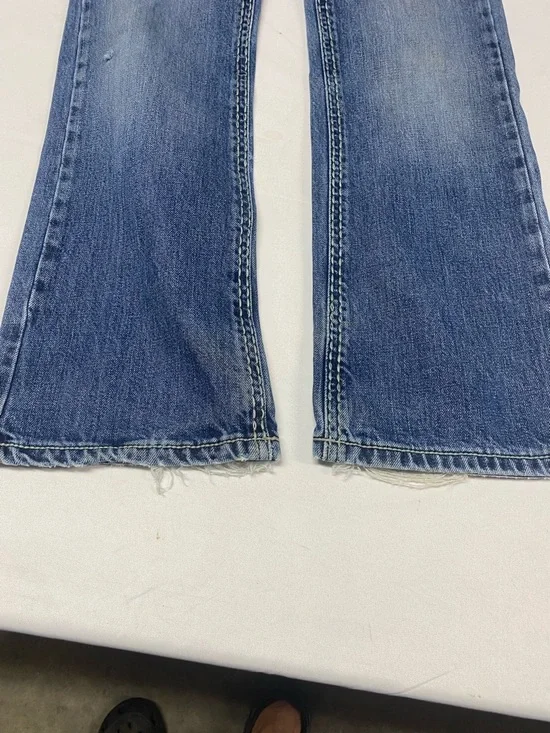 Rock 47 by Wrangler Blue Boot Cut Denim Jeans Boys 10 Reg - Picture 6 of 7